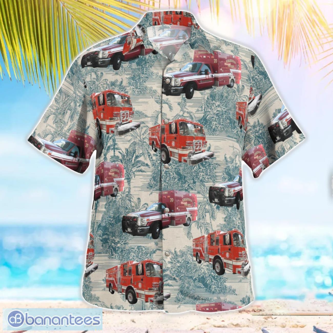 calexico california calexico fire department hawaiian shirt button summer shirt 2 image Calexico, California, Calexico Fire Department Hawaiian Shirt Button Summer Shirt Product Photo 3