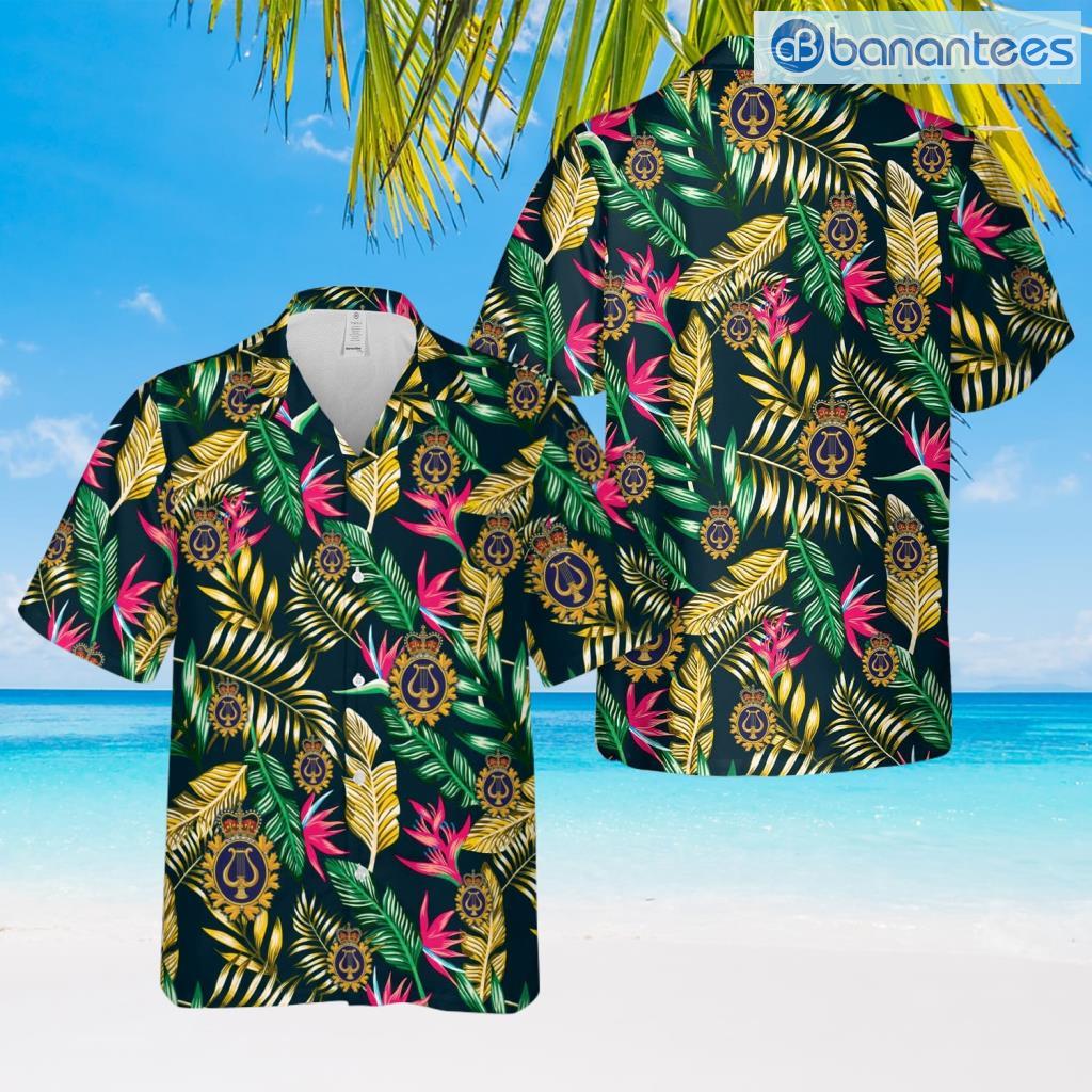 canadian armed forces music branch hawaiian shirt summer fashion image Canadian Armed Forces Music Branch Hawaiian Shirt Summer Fashion Product Photo 1