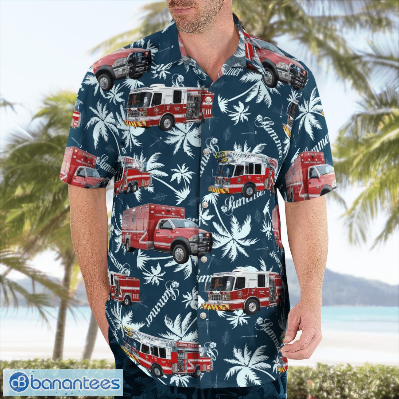 carrollton texas carrollton fire rescue hawaiian shirt men women beach shirt 2 image Carrollton, Texas, Carrollton Fire Rescue Hawaiian Shirt Men Women Beach Shirt Product Photo 3
