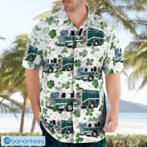 West Deptford Fire Department St Patrick's Day 3D Hawaiian Shirt Product Photo 4