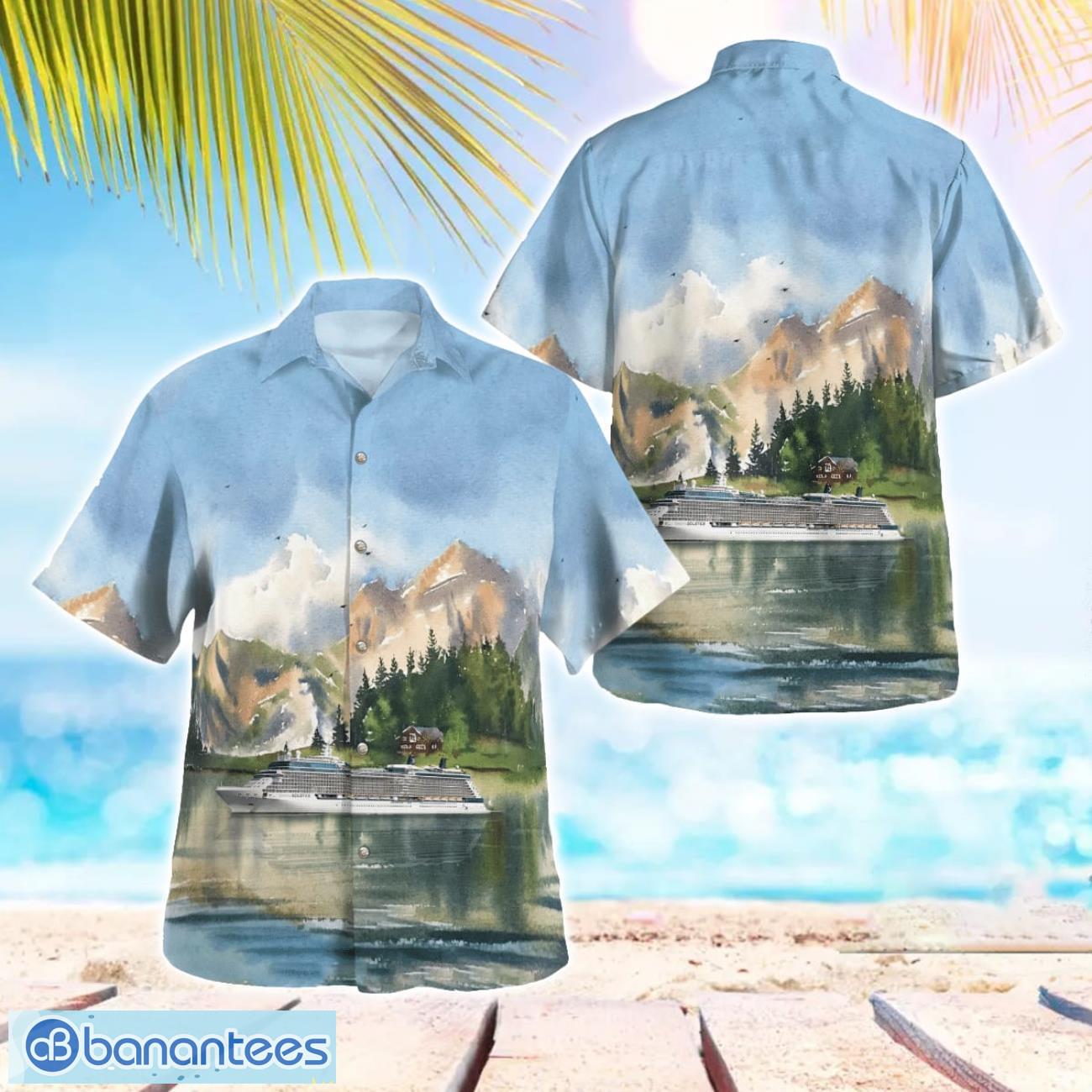 celebrity cruises celebrity solstice cruise ship hawaiian shirt men women beach shirt image Celebrity Cruises Celebrity Solstice Cruise Ship Hawaiian Shirt Men Women Beach Shirt Product Photo 1