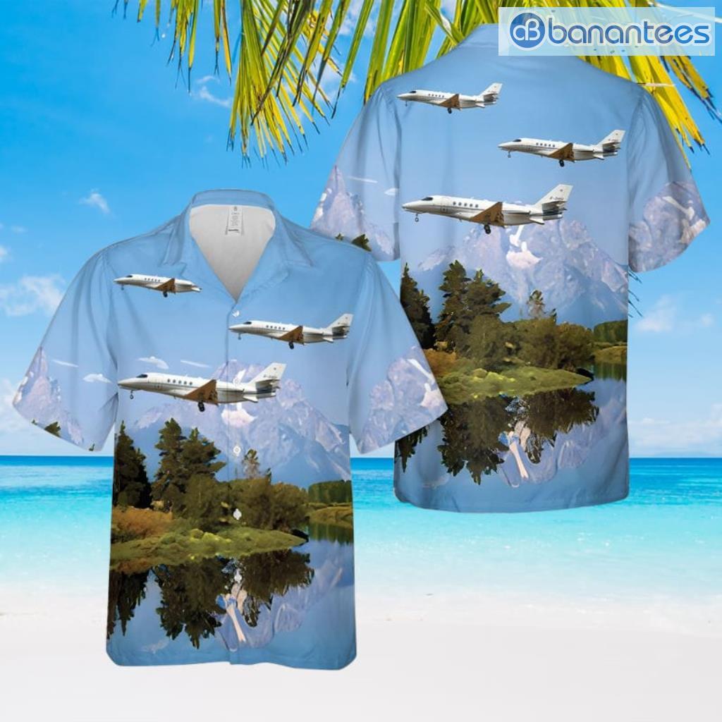 cessna 680a citation latitude hawaiian shirt summer fashion image Cessna 680a Citation Latitude Hawaiian Shirt Summer Fashion Product Photo 1