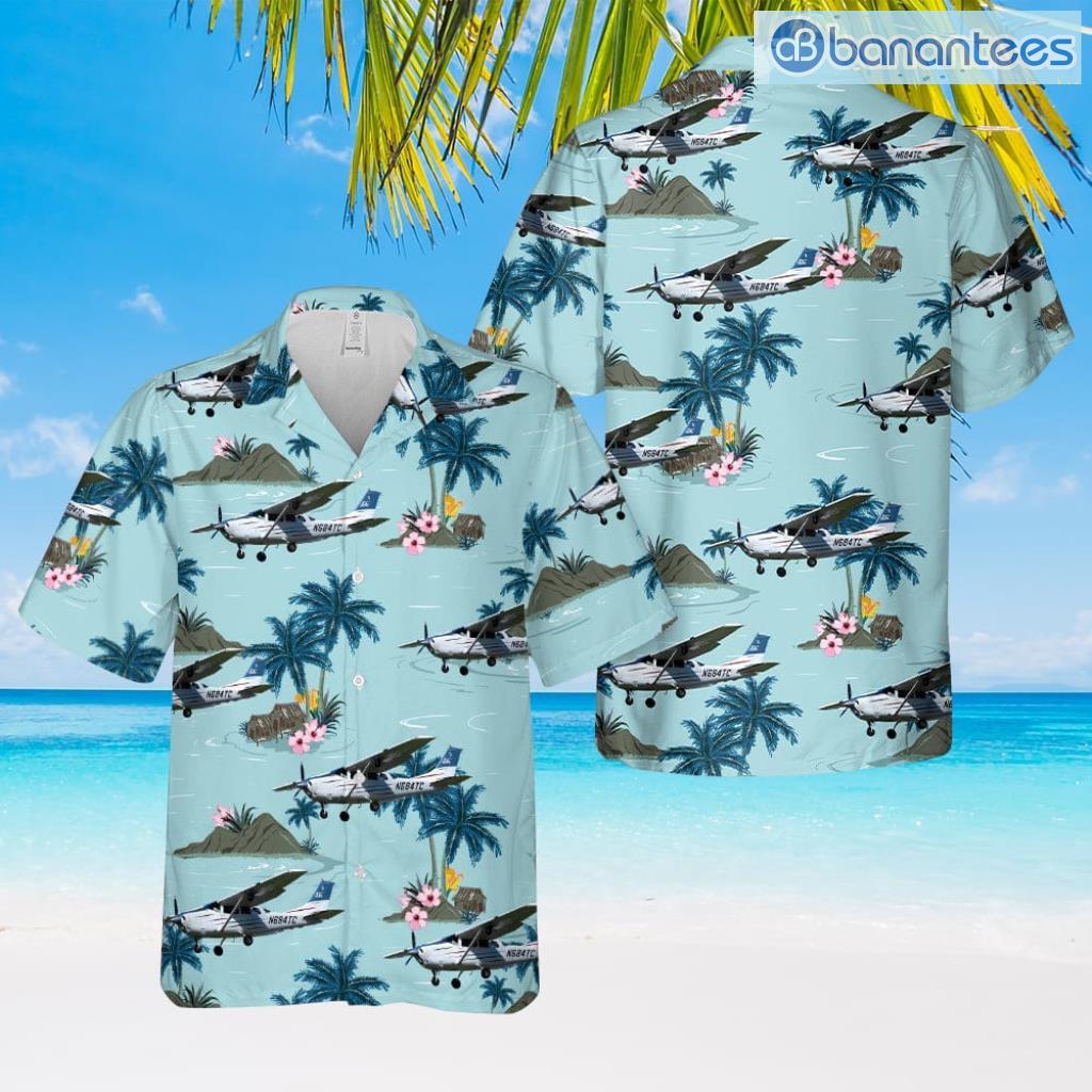cessna t206h stationair tc hawaiian shirt summer fashion image Cessna T206h Stationair Tc Hawaiian Shirt Summer Fashion Product Photo 1