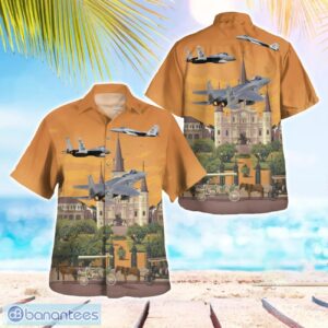 US Air Force Louisiana Air National Guard F-15 Eagle Hawaiian Shirt Summer Beach Shirt Product Photo 1