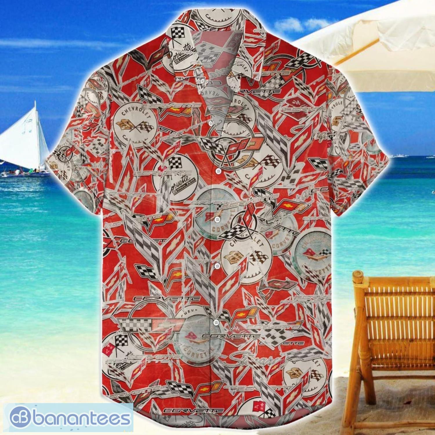 chevrolet corvette car aop hawaiian shirt summer gift for men and women image Chevrolet Corvette Car AOP Hawaiian Shirt Summer Gift For Men And Women Product Photo 1
