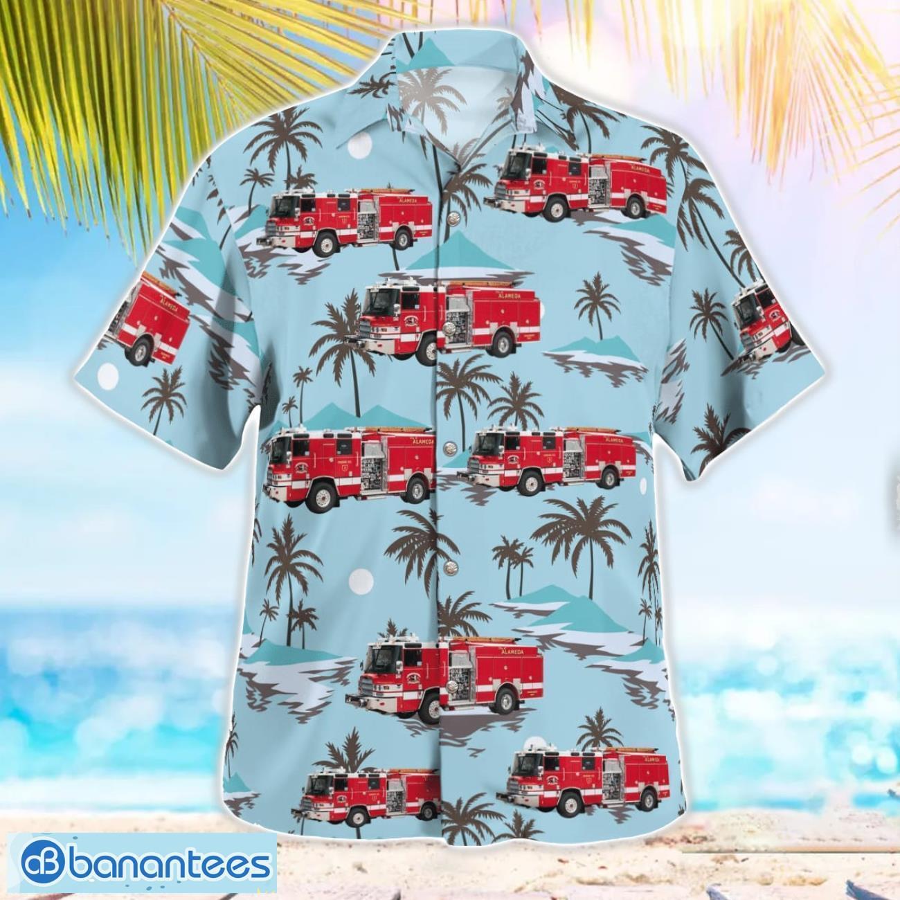 city of alameda california alameda fire department hawaiian shirt button summer shirt 2 image City of Alameda, California, Alameda Fire Department Hawaiian Shirt Button Summer Shirt Product Photo 3