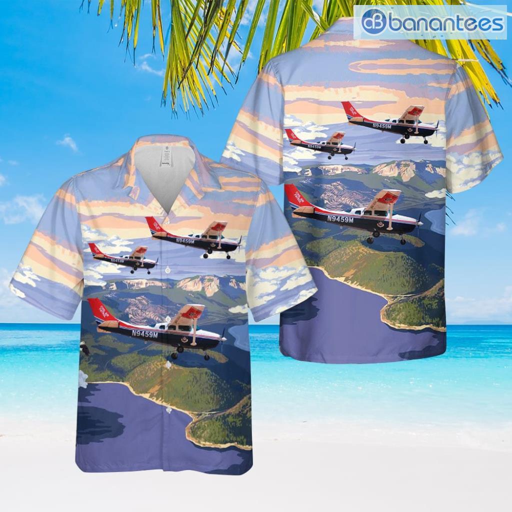 civil air patrol cessna 206 hawaiian shirt summer fashion image Civil Air Patrol Cessna 206 Hawaiian Shirt Summer Fashion Product Photo 1