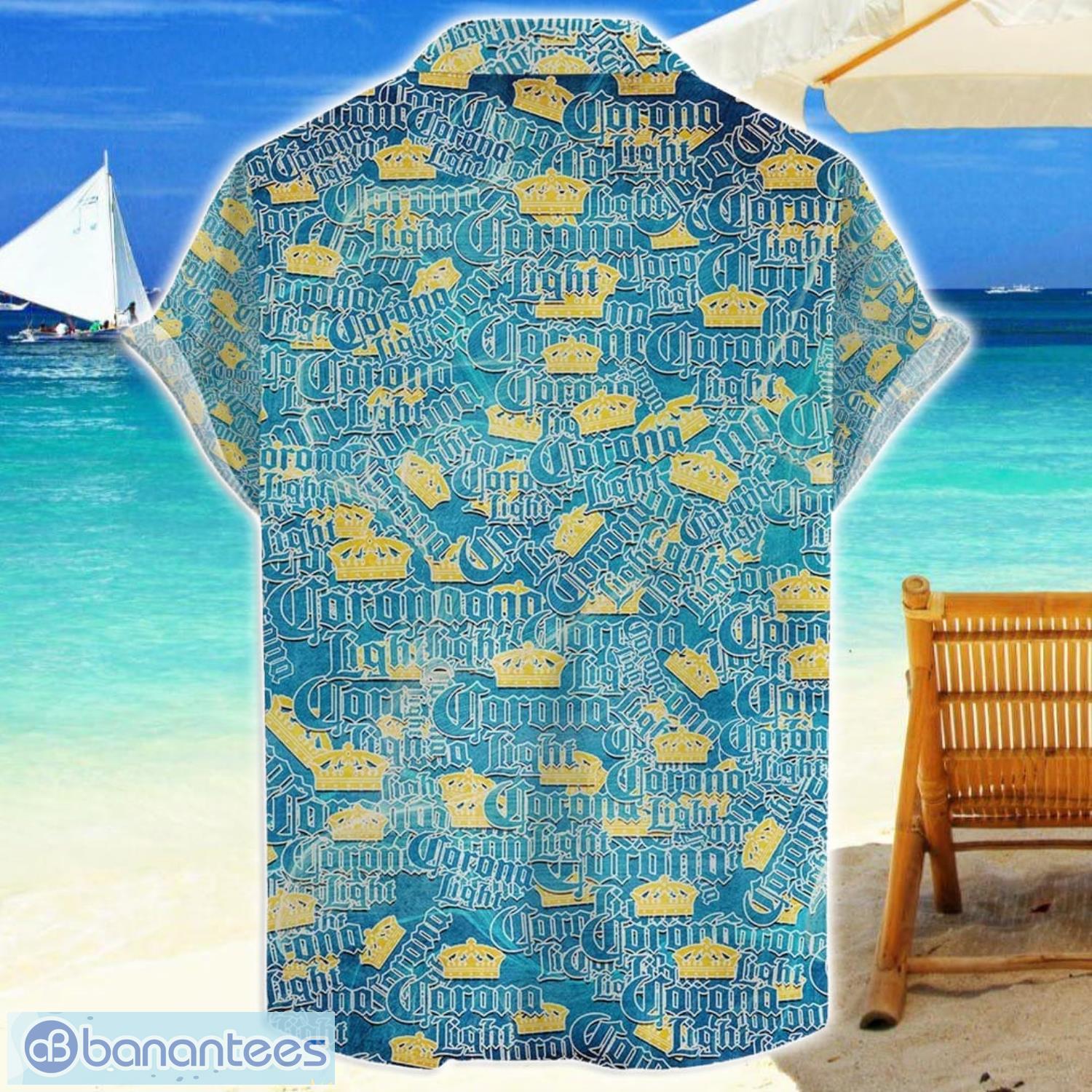 corona light aop beer logo hawaiian shirt summer gift for men and women 1 image Corona Light AOP Beer Logo Hawaiian Shirt Summer Gift For Men And Women Product Photo 2