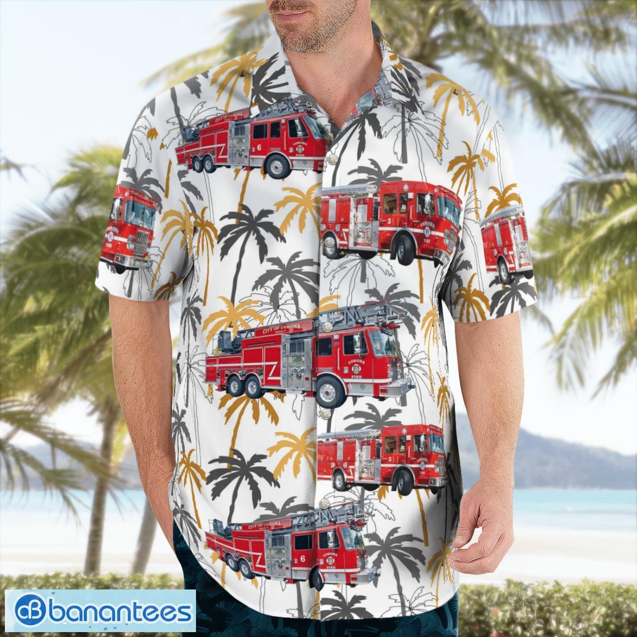 corona-riverside-county-california-corona-fire-department-hawaiian-shirt-button-summer-shirt-3.jpg Corona, Riverside County, California, Corona Fire Department Hawaiian Shirt Button Summer Shirt Product Photo 4