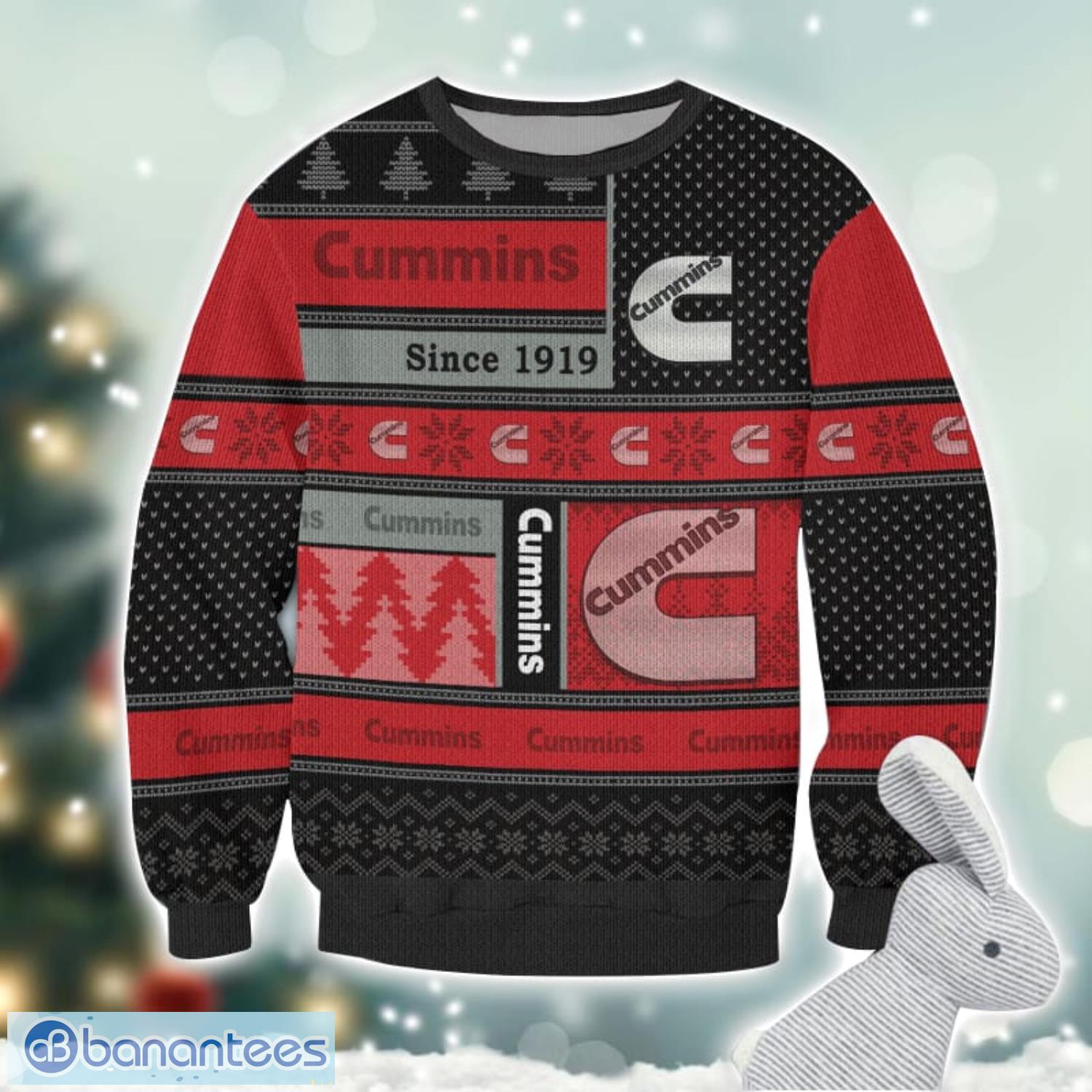 cummins logo ugly christmas sweater for fans men and women christmas gift ideas 1 image Cummins Logo Ugly Christmas Sweater For Fans Men And Women Christmas Gift Ideas Product Photo 2