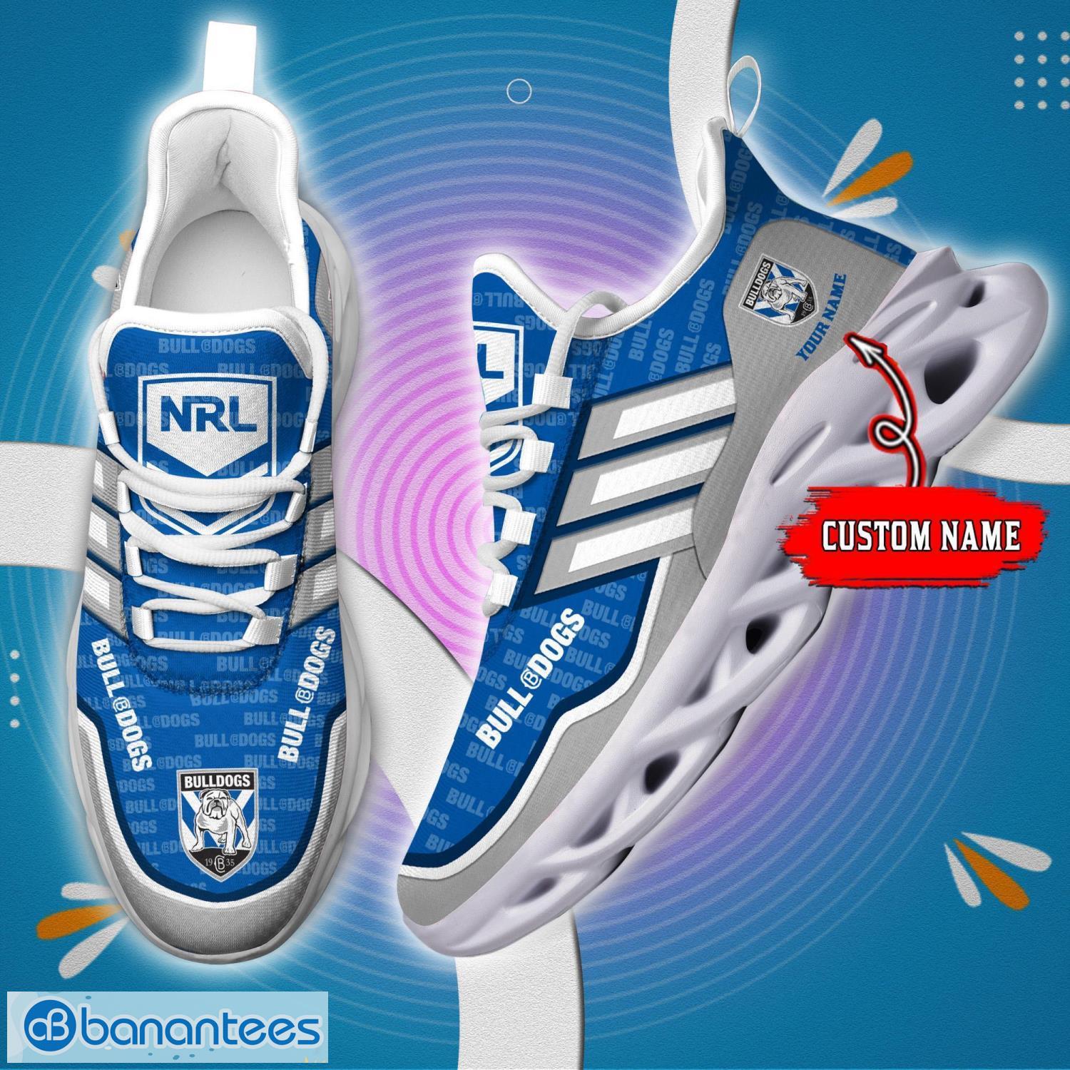 custom name for fans nrl canterbury bulldogs personalized max soul shoes running sneakers image Custom Name For Fans NRL Canterbury Bulldogs Personalized Max Soul Shoes Running Sneakers Product Photo 1