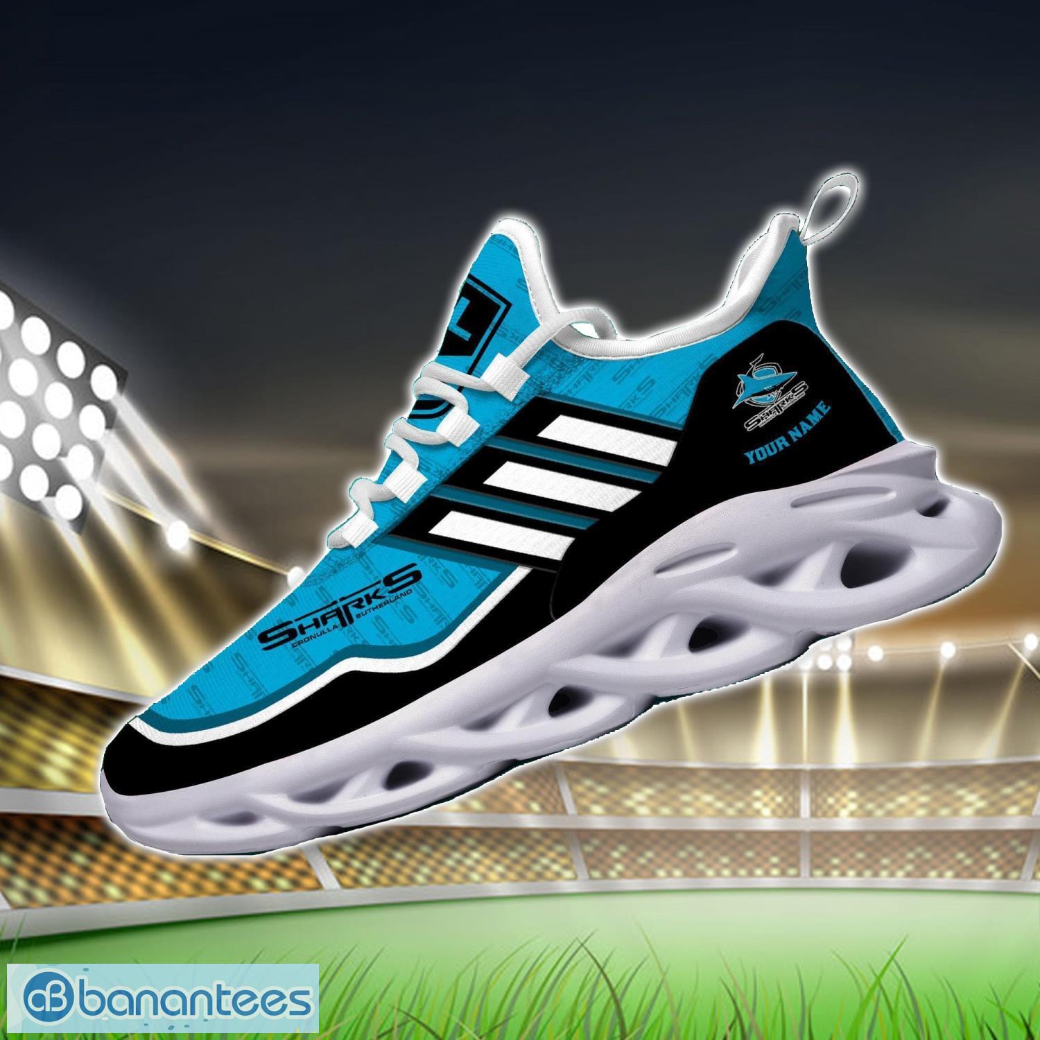 custom name for fans nrl cronulla sharks personalized max soul shoes running sneakers 2 image Custom Name For Fans NRL Cronulla Sharks Personalized Max Soul Shoes Running Sneakers Product Photo 3