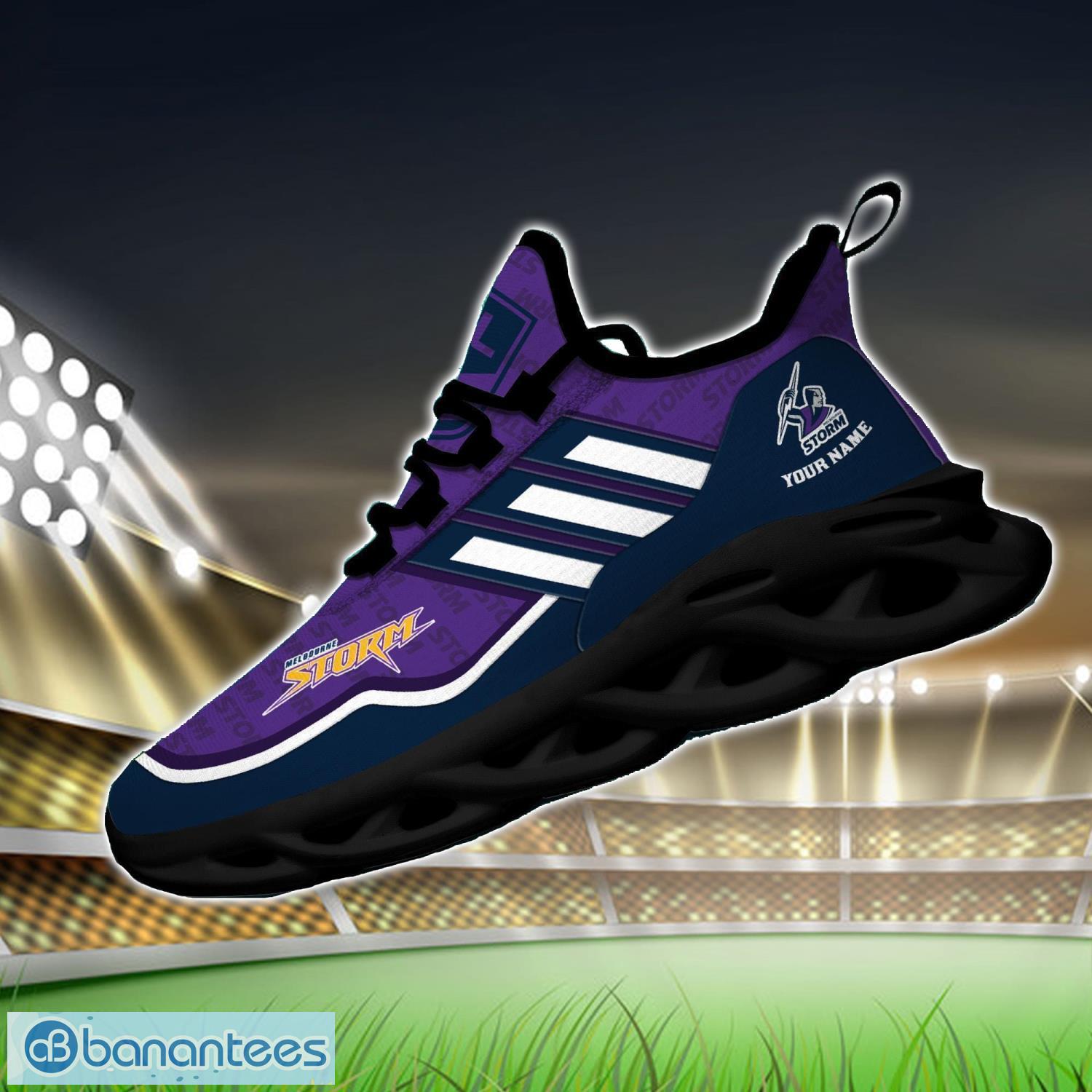 custom name for fans nrl melbourne storm personalized max soul shoes running sneakers 1 image Custom Name For Fans NRL Melbourne Storm Personalized Max Soul Shoes Running Sneakers Product Photo 2