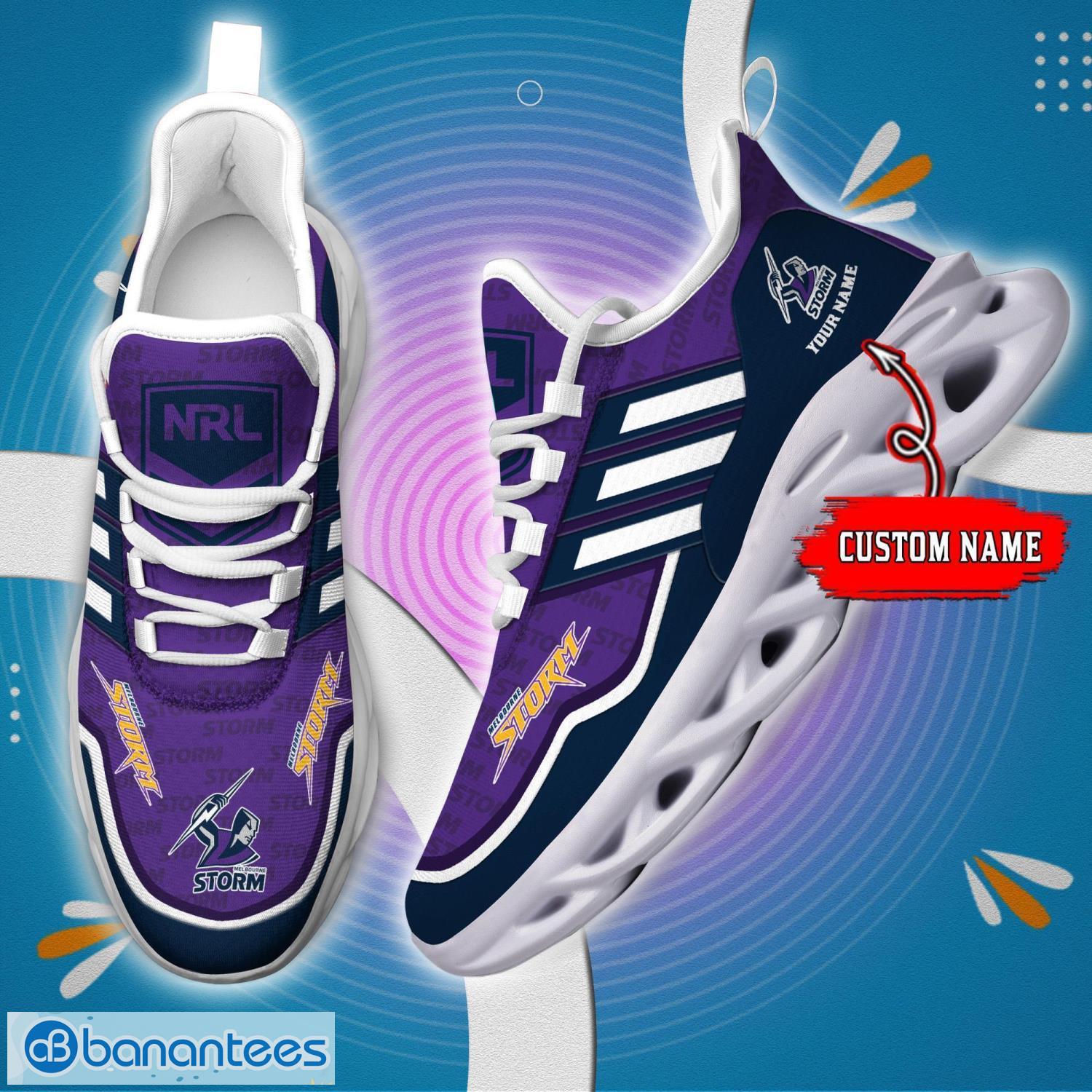 custom name for fans nrl melbourne storm personalized max soul shoes running sneakers image Custom Name For Fans NRL Melbourne Storm Personalized Max Soul Shoes Running Sneakers Product Photo 1