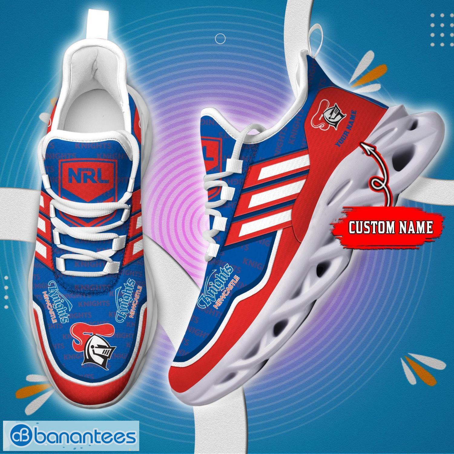 custom name for fans nrl newcastle knights personalized max soul shoes running sneakers image Custom Name For Fans NRL Newcastle Knights Personalized Max Soul Shoes Running Sneakers Product Photo 1