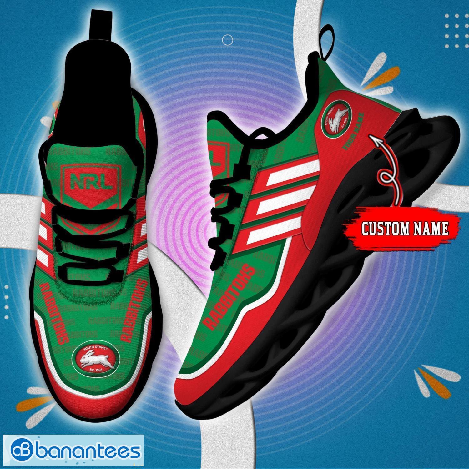 custom name for fans nrl south sydney rabbitohs personalized max soul shoes running sneakers 3 image Custom Name For Fans NRL South Sydney Rabbitohs Personalized Max Soul Shoes Running Sneakers Product Photo 4