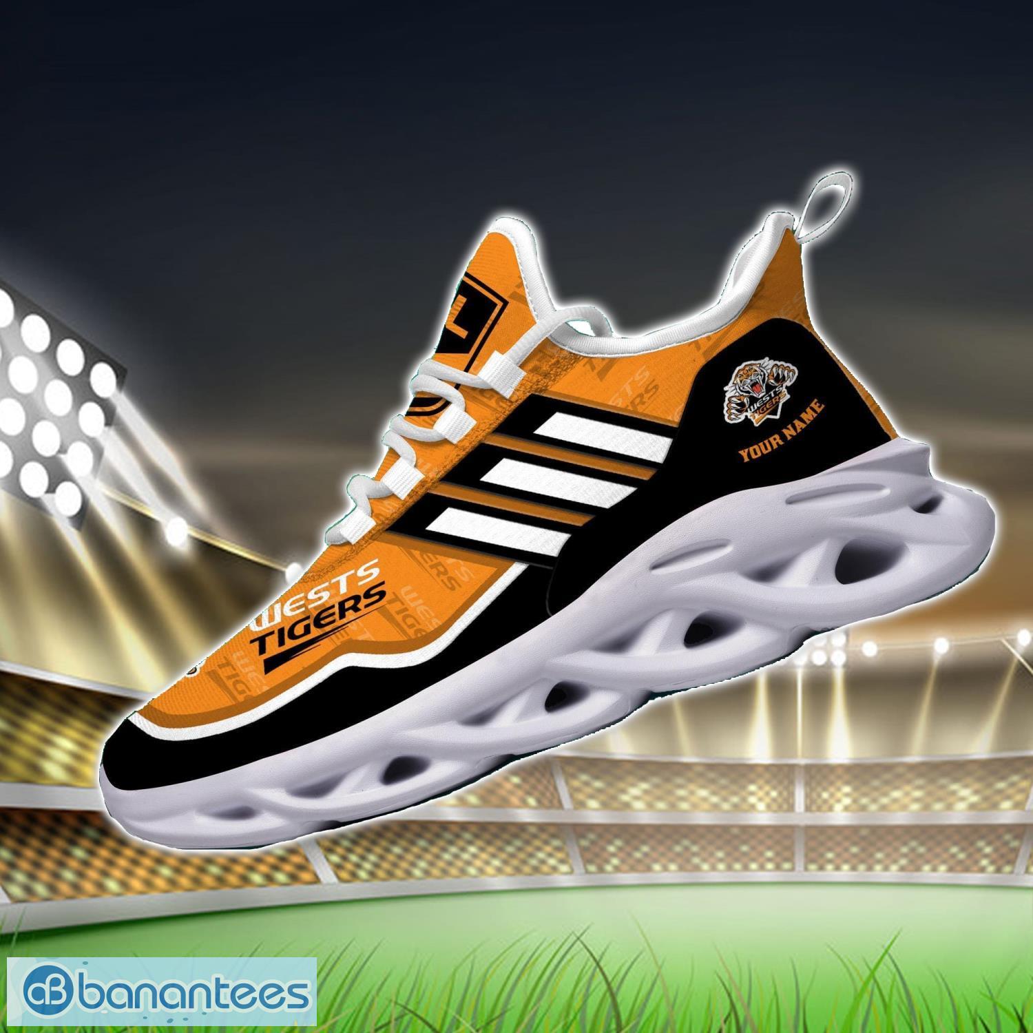 custom name for fans nrl wests tigers personalized max soul shoes running sneakers 2 image Custom Name For Fans NRL Wests Tigers Personalized Max Soul Shoes Running Sneakers Product Photo 3