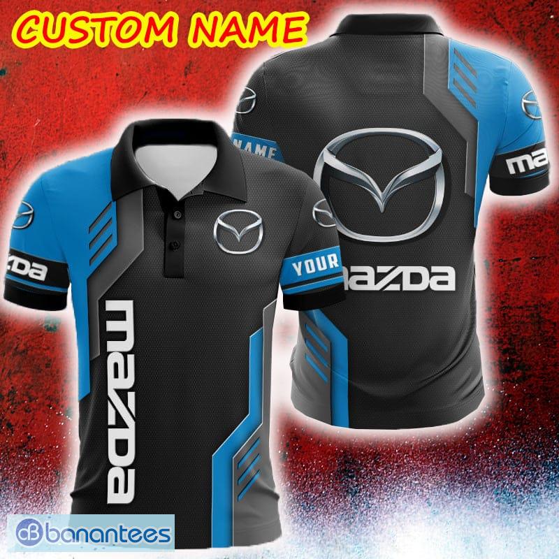 custom name mazda logo car truck and motorcycle polka dot leather polo car aop image Custom Name Mazda Logo Car Truck And Motorcycle Polka Dot Leather Polo Car AOP - Custom Name Mazda Logo Car Truck And Motorcycle Polka Dot Leather Polo Car AOP