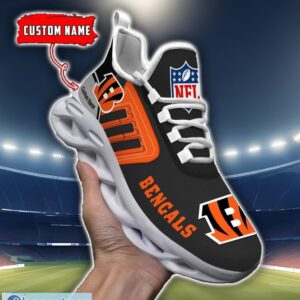 Custom Name NFL Cincinnati Bengals Max Soul Shoes Personalized Running Sneakers Product Photo 1