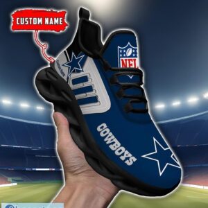 Custom Name NFL Dallas Cowboys Max Soul Shoes Personalized Running Sneakers Product Photo 4