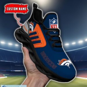 Custom Name NFL Denver Broncos Max Soul Shoes Personalized Running Sneakers Product Photo 4