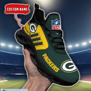 Custom Name NFL Green Bay Packers Max Soul Shoes Personalized Running Sneakers Product Photo 4