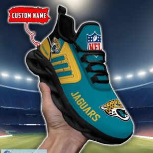 Custom Name NFL Jacksonville Jaguars Max Soul Shoes Personalized Running Sneakers Product Photo 4