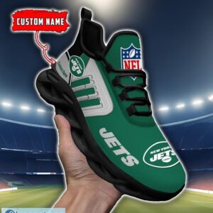 Custom Name NFL New York Jets Max Soul Shoes Personalized Running Sneakers Product Photo 4
