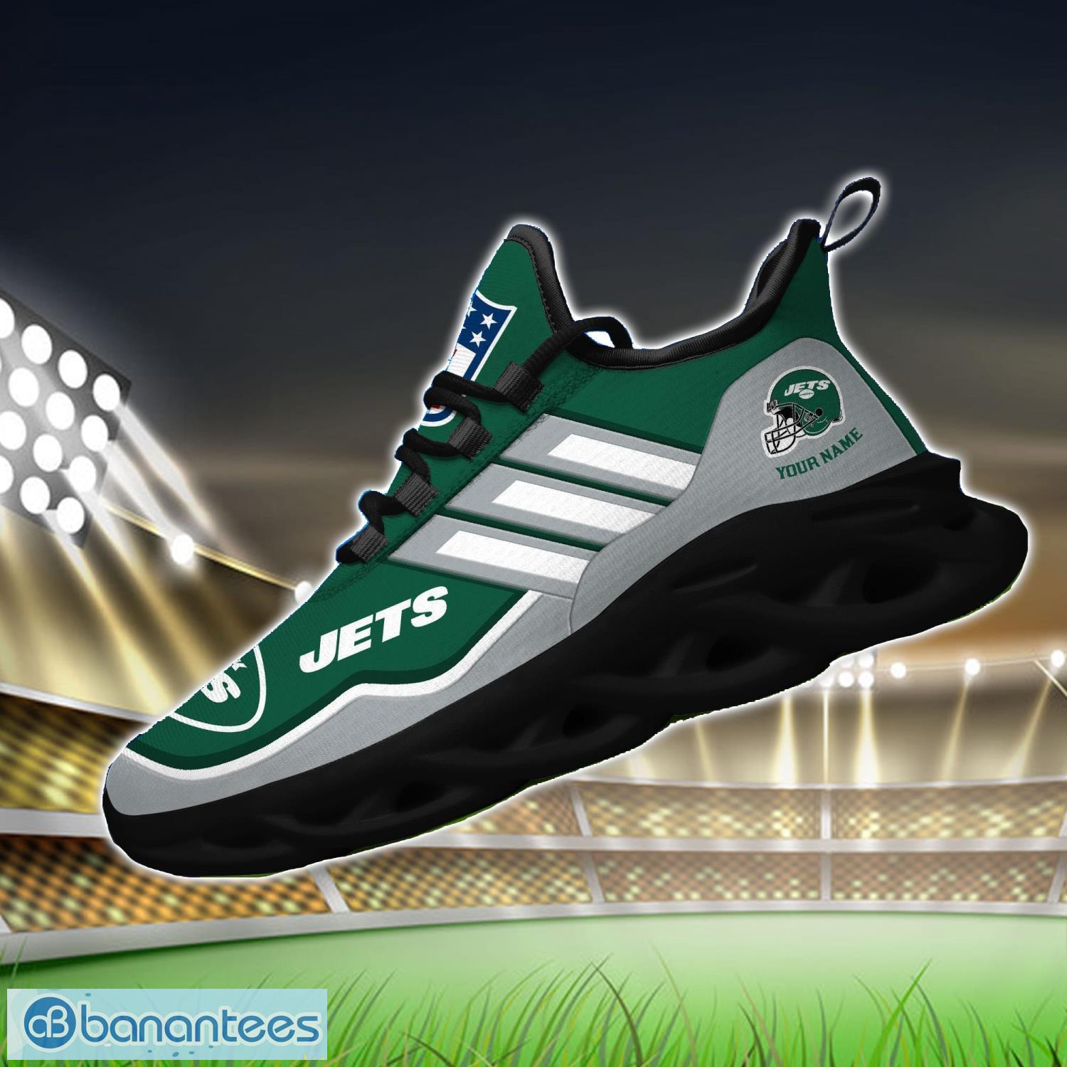 custom name nfl new york jets sneakers sport team max soul shoes for men women 1 image Custom Name NFL New York Jets Sneakers Sport Team Max Soul Shoes For Men Women Product Photo 2
