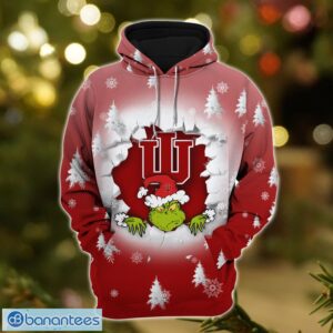 Indiana Hoosiers Grinch 3D T-Shirt Hoodie Sweatshirt Gift For Christmas Product Photo 3