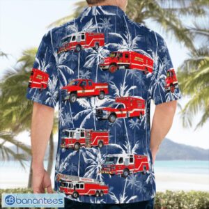Norton, Massachusetts, Norton Fire Department Aloha Hawaiian Shirt Product Photo 2