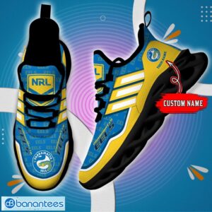 Custom Name For Fans NRL Parramatta Eels Personalized Max Soul Shoes Running Sneakers Product Photo 4