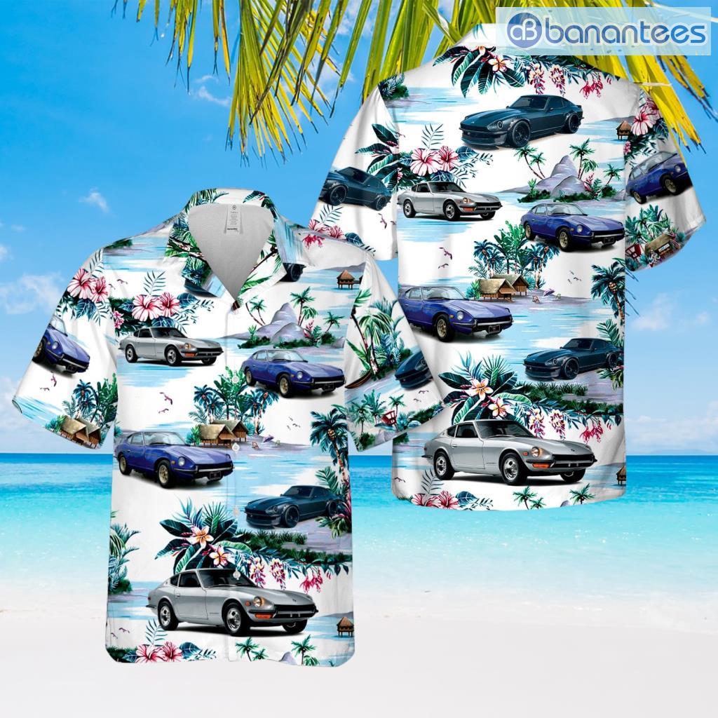 datsun 240z car hawaiian shirt summer fashion image Datsun 240z Car Hawaiian Shirt Summer Fashion Product Photo 1