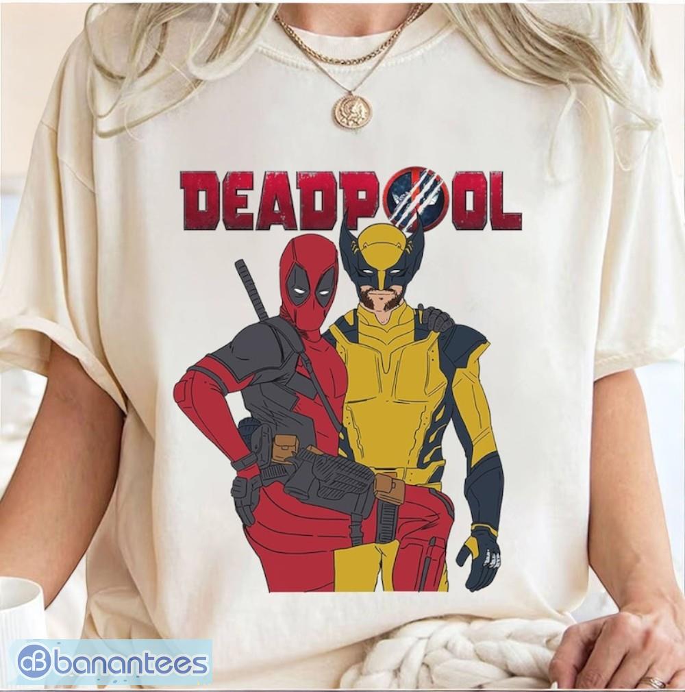 deadpool wolverine besties shirtdeadpool wolverine t shirt image Deadpool Wolverine Besties Shirt,Deadpool & Wolverine T-Shirt Product Photo 1