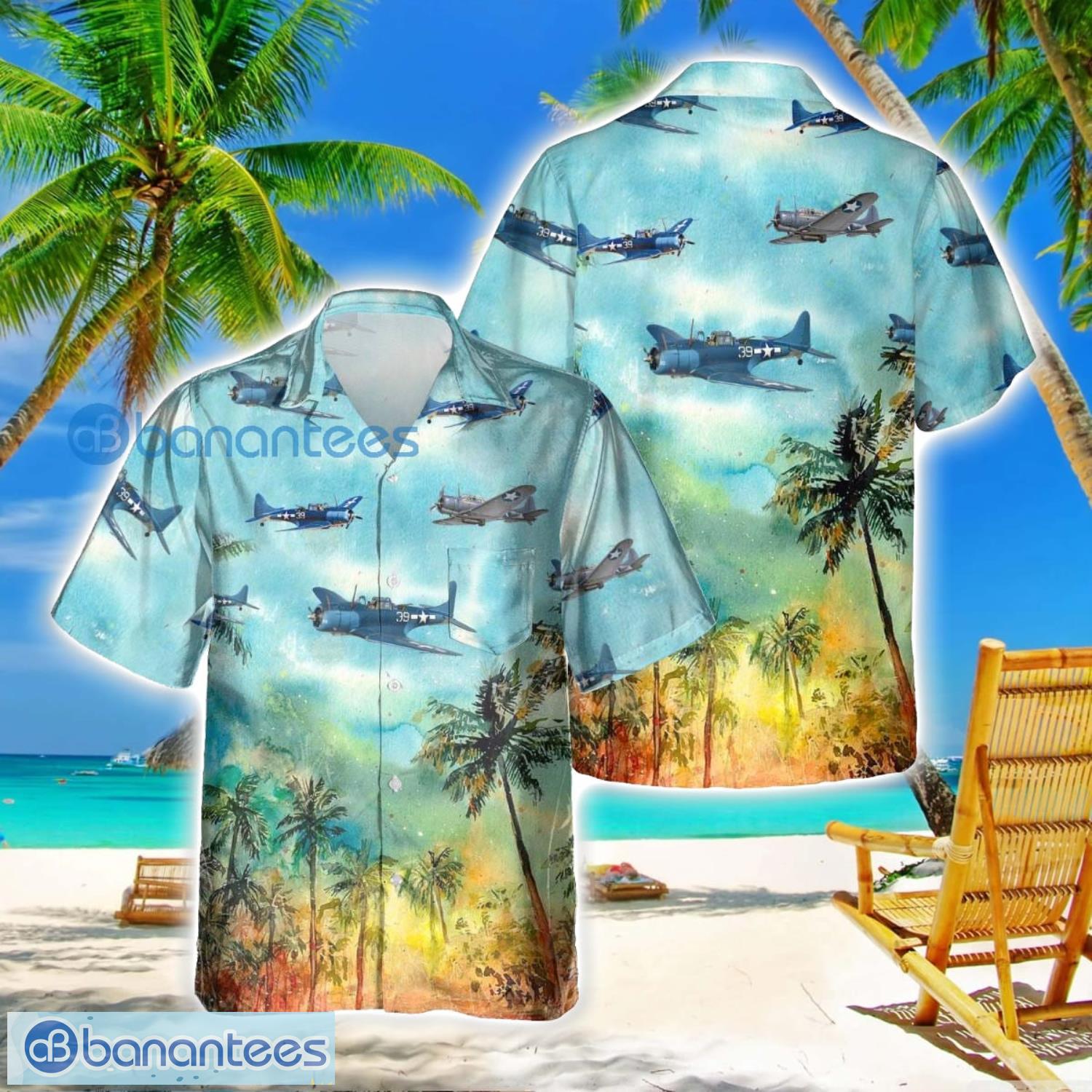 douglas sbd dauntless hawaiian shirt summer gift for fans 1 image Douglas SBD Dauntless Hawaiian Shirt Summer Gift For Fans Product Photo 2