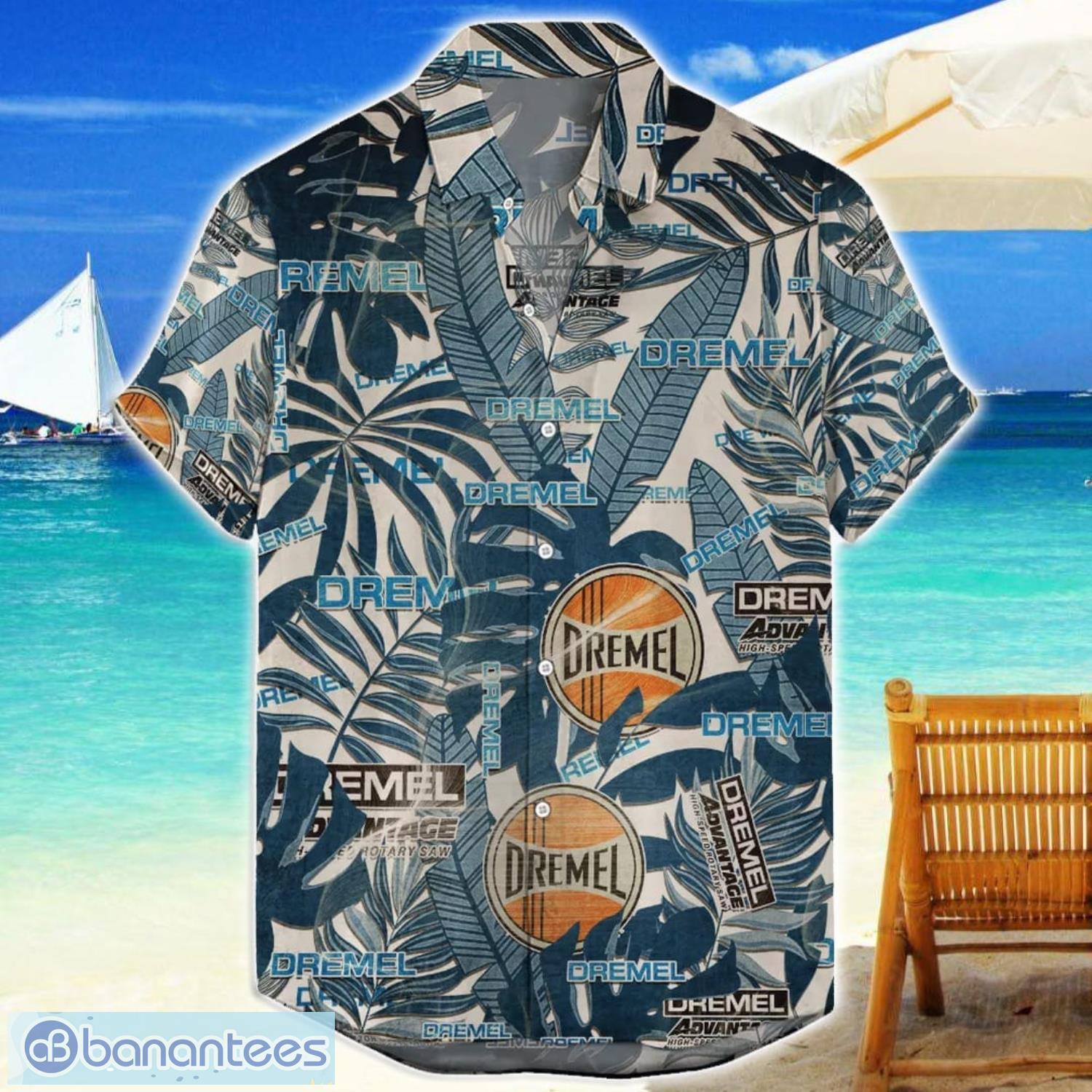 dremel tools retro logo hawaiian shirt men women beach shirt summer gift image Dremel Tools Retro Logo Hawaiian Shirt Men Women Beach Shirt Summer Gift Product Photo 1
