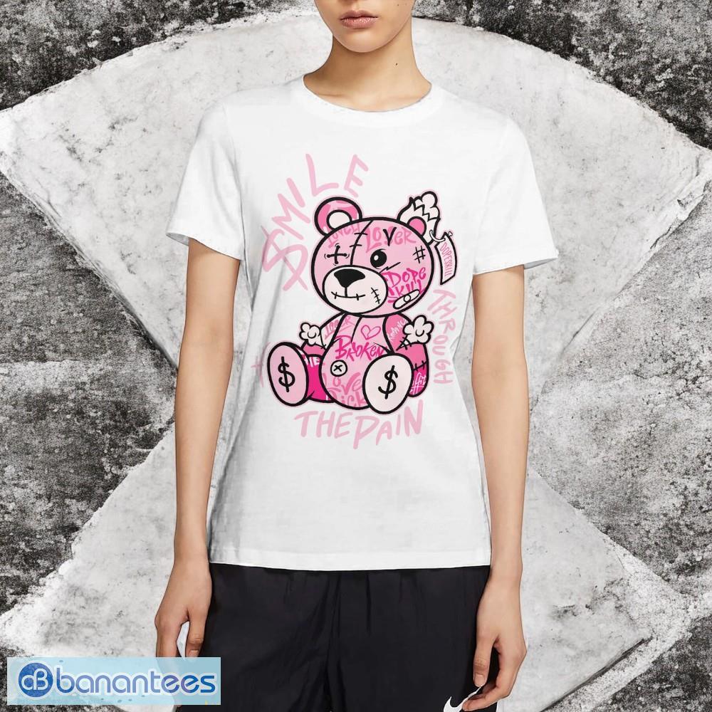 dunk low pink foam dopeskill unisex t shirt smile through the pain t shirt image Dunk Low Pink Foam DopeSkill Unisex T-shirt, Smile Through The Pain T-Shirt Product Photo 1