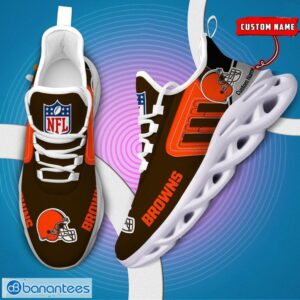 Custom Name NFL Cleveland Browns Max Soul Shoes Personalized Running Sneakers Product Photo 6