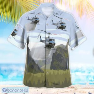 Kern County Fire Department Bell 205 3D Hawaiian Shirt Product Photo 2