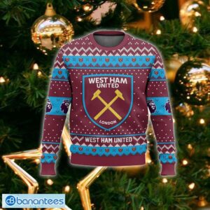 EPL West Ham United Ugly Christmas 3D Sweater Gift Holidays - EPL West Ham United Christmas Sweater_ 2
