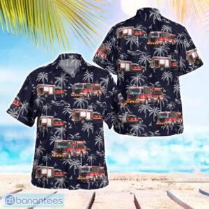 Vincennes Township Fire Department 3D Summer Aloha Hawaiian Shirt Product Photo 1