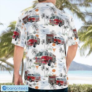 Cambria Fire Department, California Hawaiian Shirt Button Summer Shirt Product Photo 2