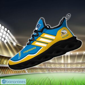 Custom Name NFL San Diego Chargers Sneakers Sport Team Max Soul Shoes For Men Women Product Photo 6