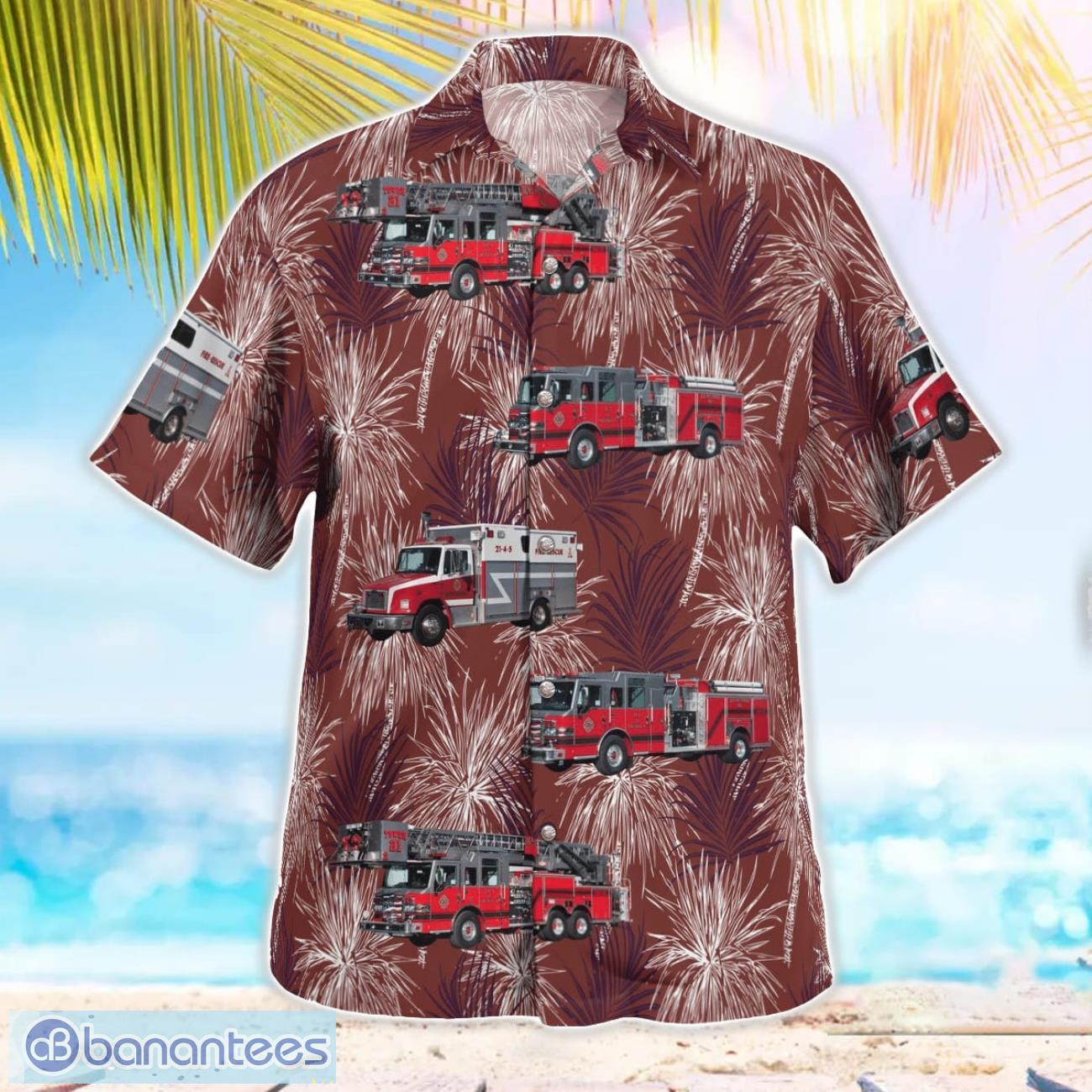 east stroudsburg pennsylvania acme hose company no1 aloha hawaiian shirt 2 image East Stroudsburg, Pennsylvania, Acme Hose Company No.1 Aloha Hawaiian Shirt Product Photo 3