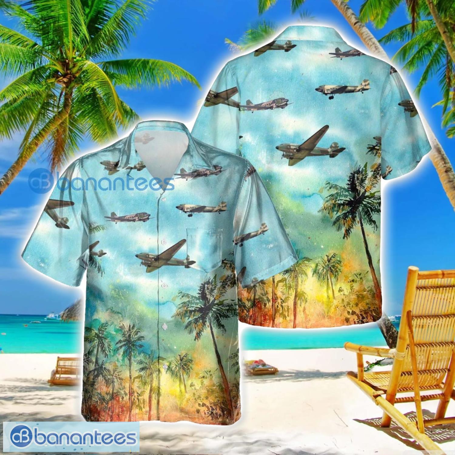 ec 47 ec47 hawaiian shirt summer gift for fans 1 image EC-47 EC47 Hawaiian Shirt Summer Gift For Fans Product Photo 2
