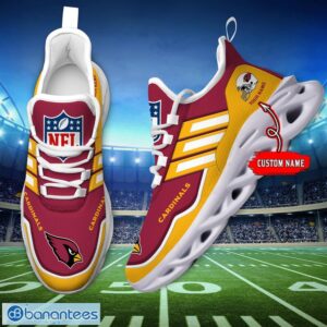 Custom Name NFL Arizona Cardinals Sneakers Sport Team Max Soul Shoes For Men Women Product Photo 6