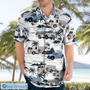 Imperial County Fire Department, California Hawaiian Shirt Button Summer Shirt Product Photo 4