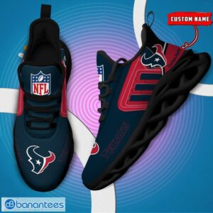 Custom Name NFL Houston Texans Max Soul Shoes Personalized Running Sneakers Product Photo 5