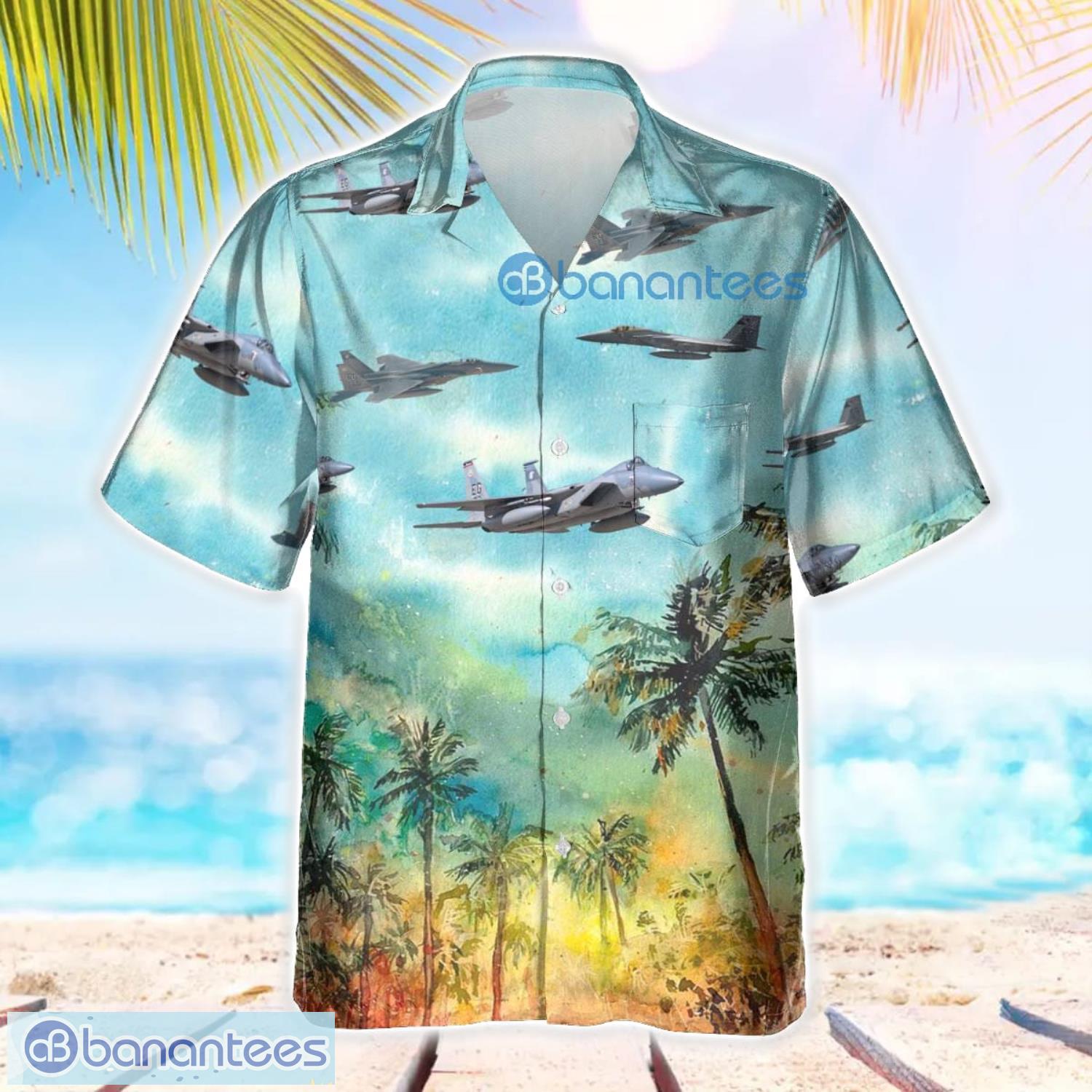 f 15c gulf spirit eglin afb eg33 f15c blue hawaiian shirt summer gift for fans image F-15C Gulf Spirit Eglin AFB EG33 F15C Blue Hawaiian Shirt Summer Gift For Fans Product Photo 1