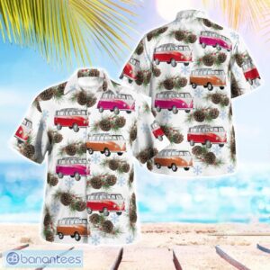 Volkswagen Samba Christmas Aloha Hawaiian Shirt Beach Shirt Product Photo 1